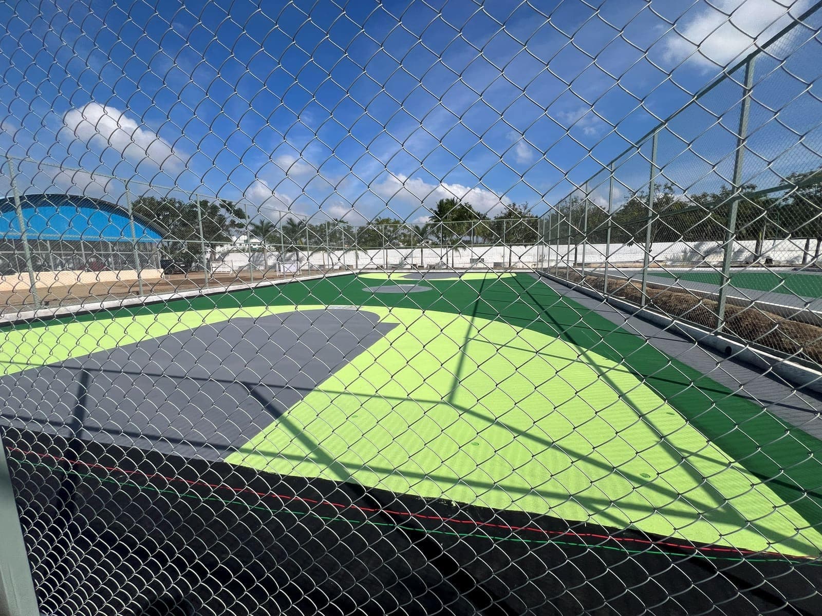 Turf and synthetic courts built by Fitoverse at Mahendra International School