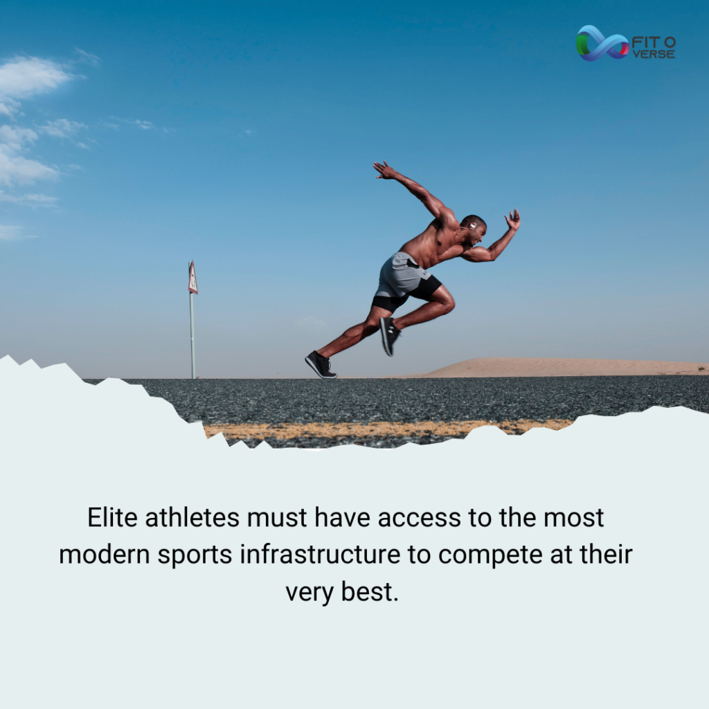 Elite athletes must have access to the most modern sports infrastructure to compete at their very best. 1 1